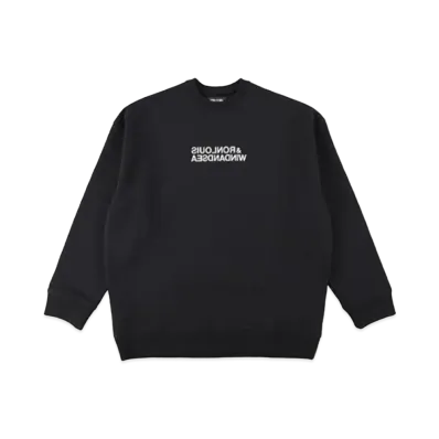 WIND AND SEA x Ron Louis Crew Sweat "Black"