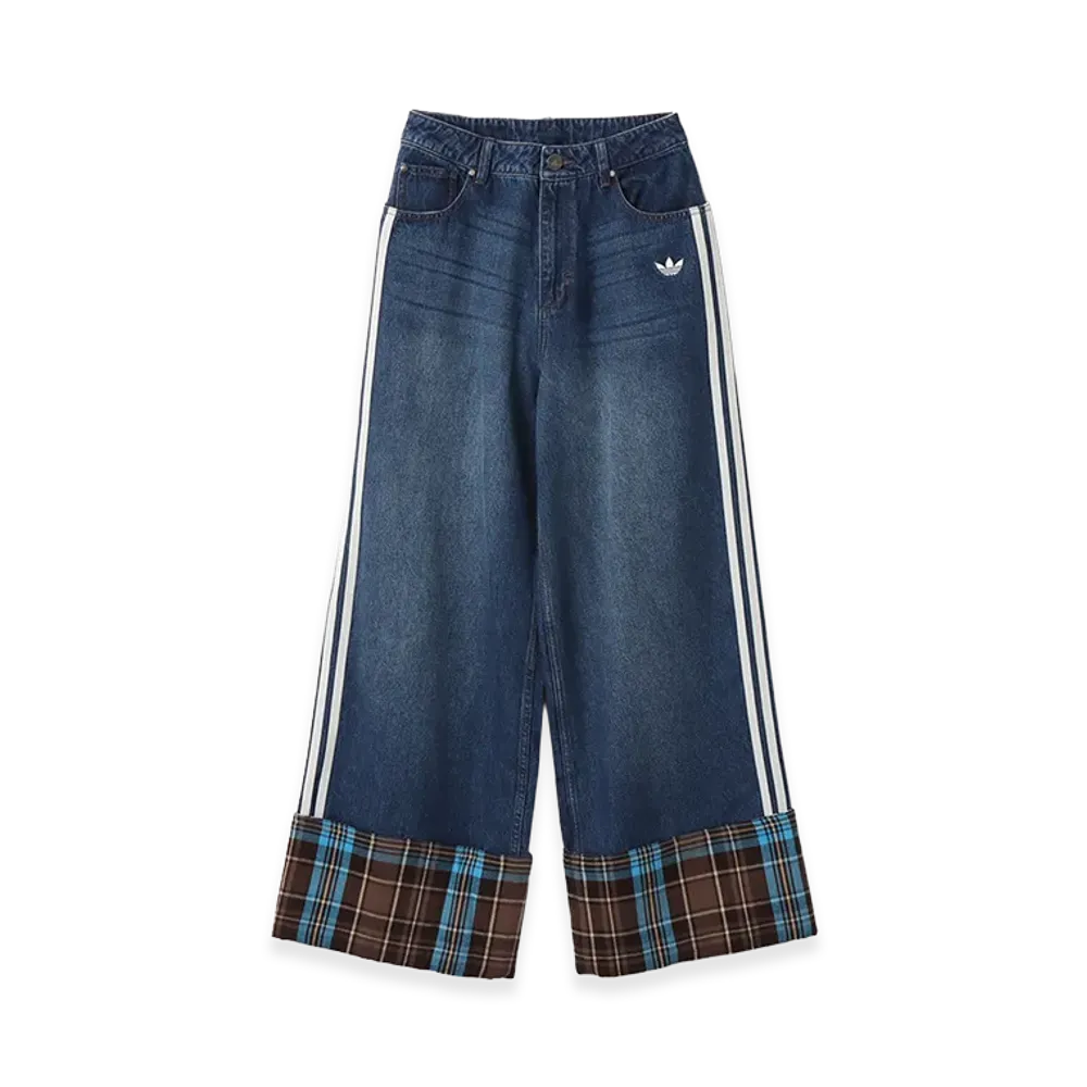 adidas Wide Leg Jeans "Blue"