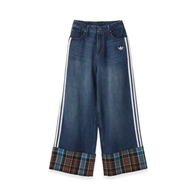adidas Wide Leg Jeans "Blue"