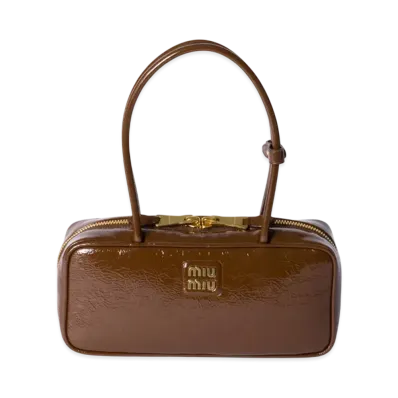 MIUMIU Beau Naplak Patent Leather Bag ""