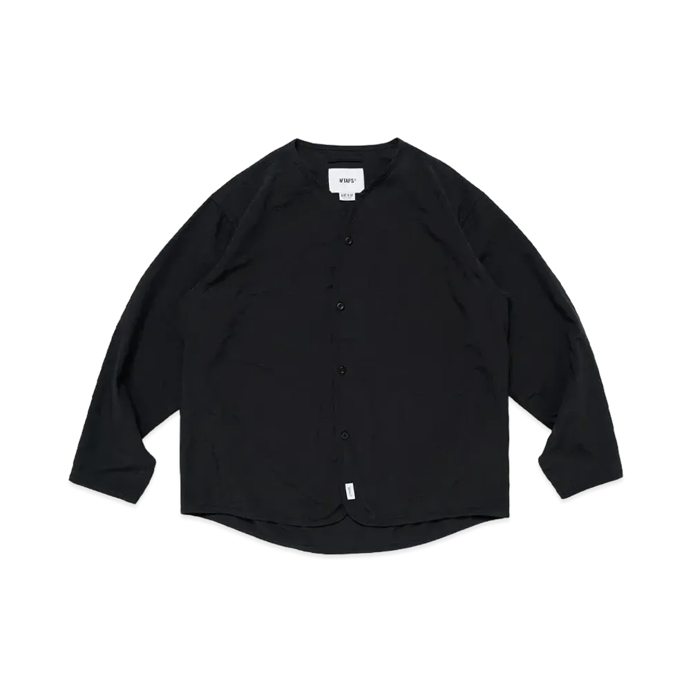 WTAPS Scout 02 / LS / Poly. Broadcloth. Spec "Black"