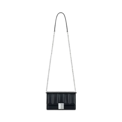 GIVENCHY Small 4G Bag in Padded Leather with Chain "Black"