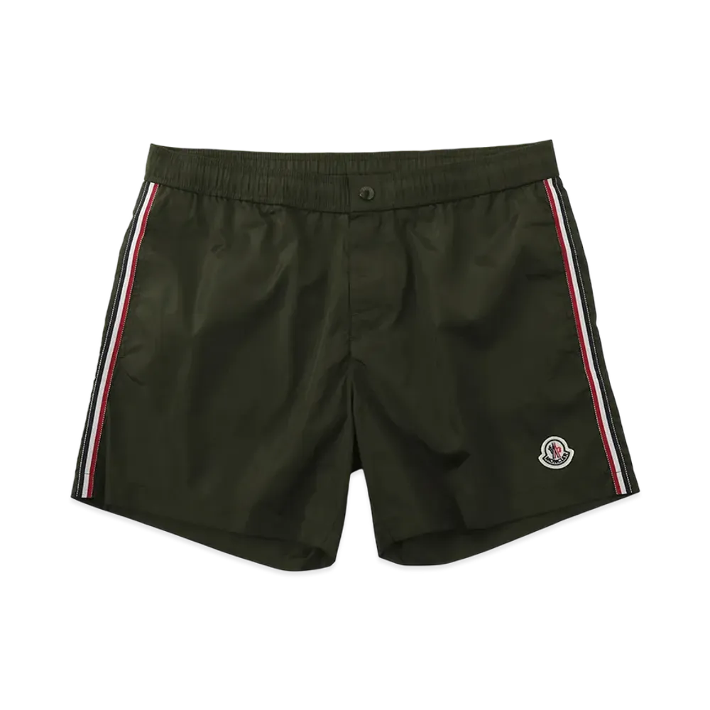 MONCLER Mens Swim Shorts "Khaki"