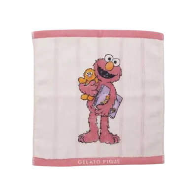 GELATO PIQUE x Sesame Street Hand Towel "Pink"