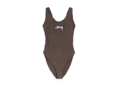 Stussy Women's Surf Stock One Piece Swimsuit "Brown"