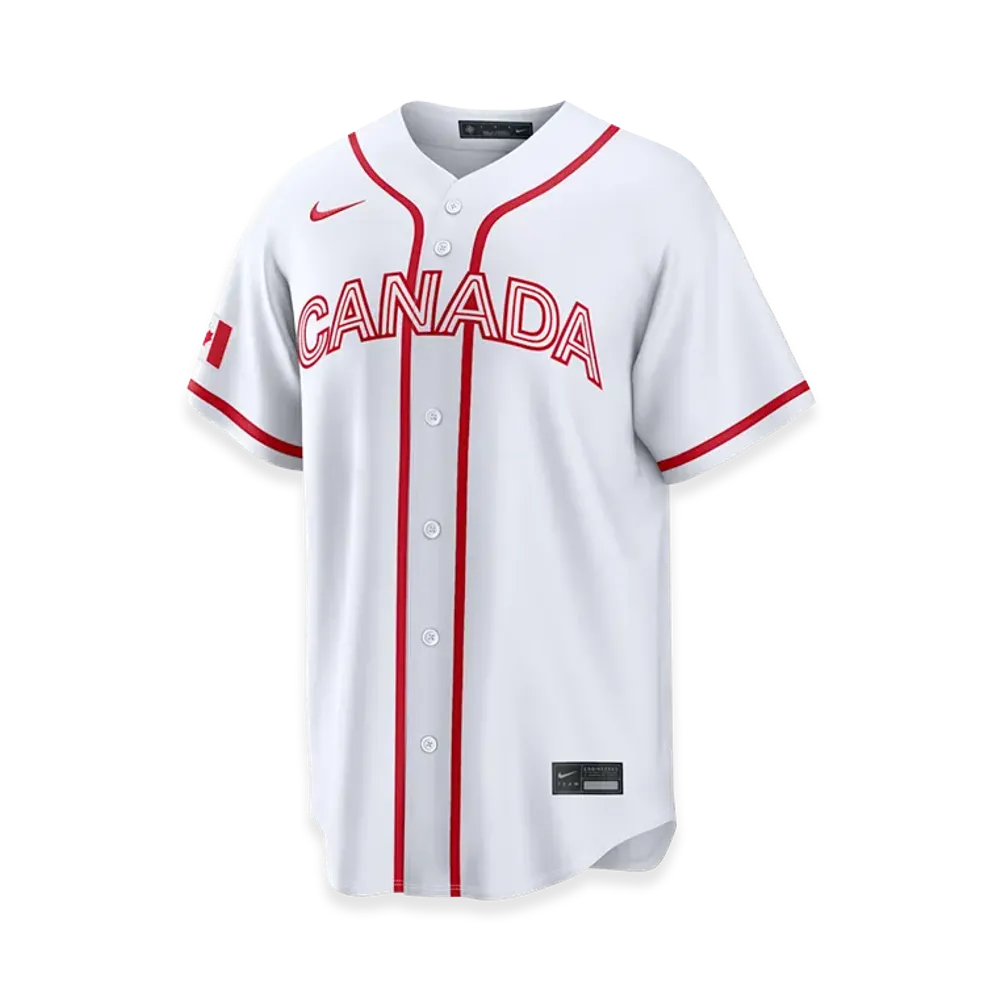 Nike 2026WBC World Baseball Classic Canada Baseball Home Stadium Jersey "White"