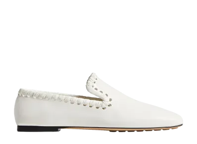 Bottega Veneta Women's Sabato Slippers "Alabaster"