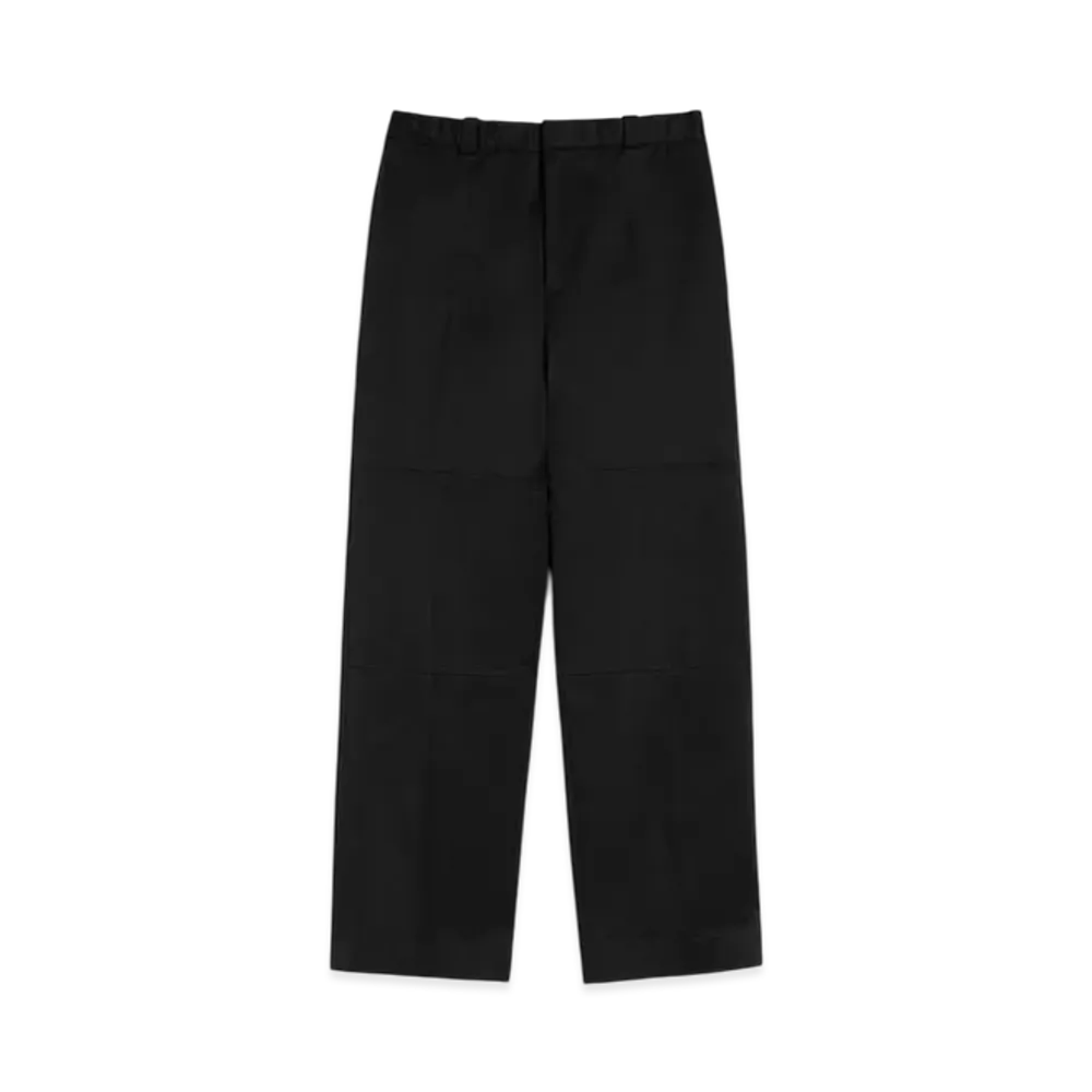 Jil Sander Cotton Trousers "Black"