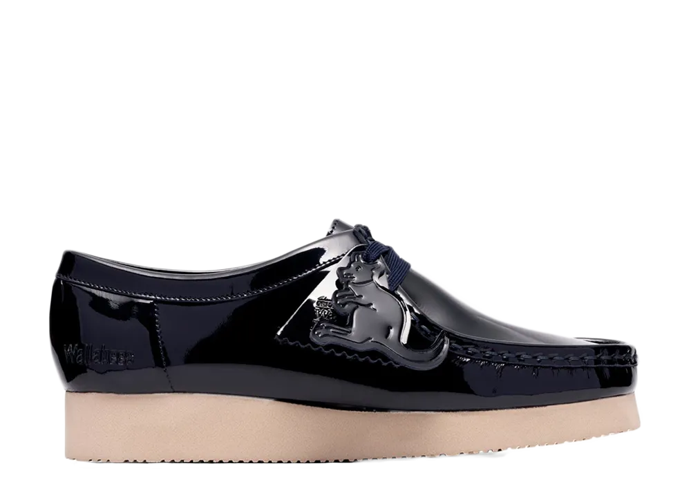 Clarks Women's Wallabee 2604 "Navy Patent"