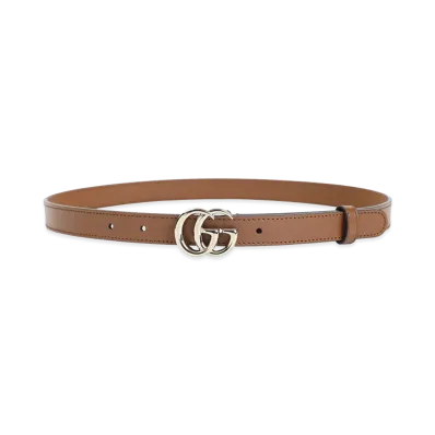 GUCCI Women's 'GG Marmont' Belt "Brown"