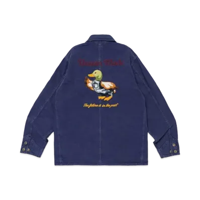 HUMAN MADE Garment Dyed Coverall Jacket "Navy"