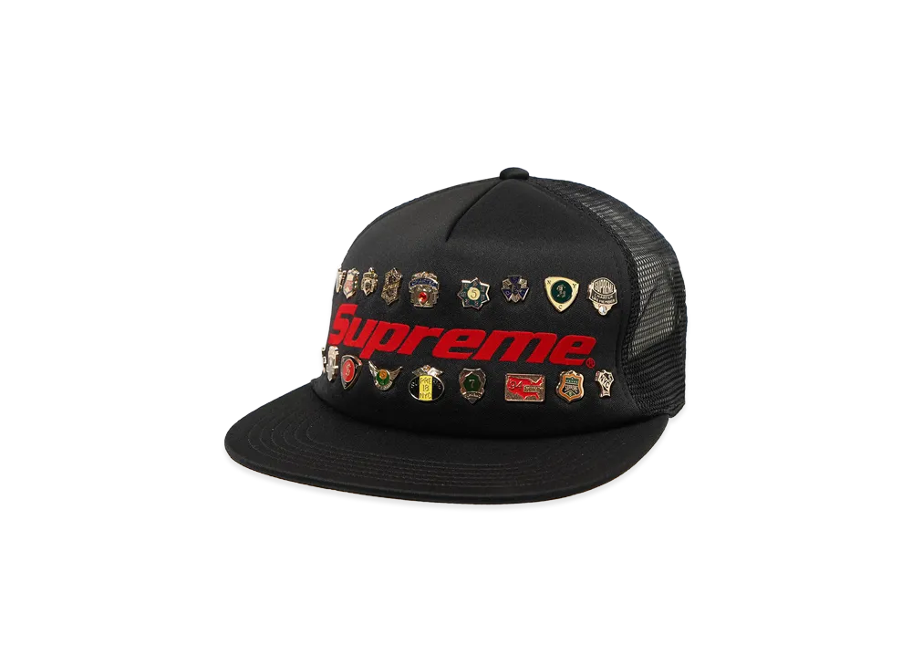 Supreme Pins Mesh Back 5-Panel "Black"