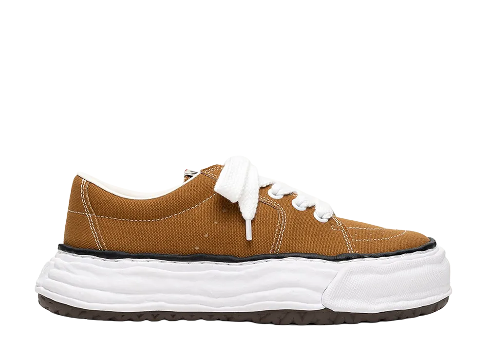 メゾンミハラヤスヒロ エリック オリジナルソールキャンバスローカットスニーカー "ブラウン"