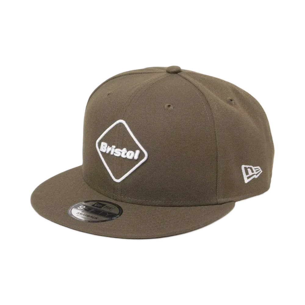 F.C.Real Bristol x New Era Emblem 9Fifty Snapback Cap "Khaki"