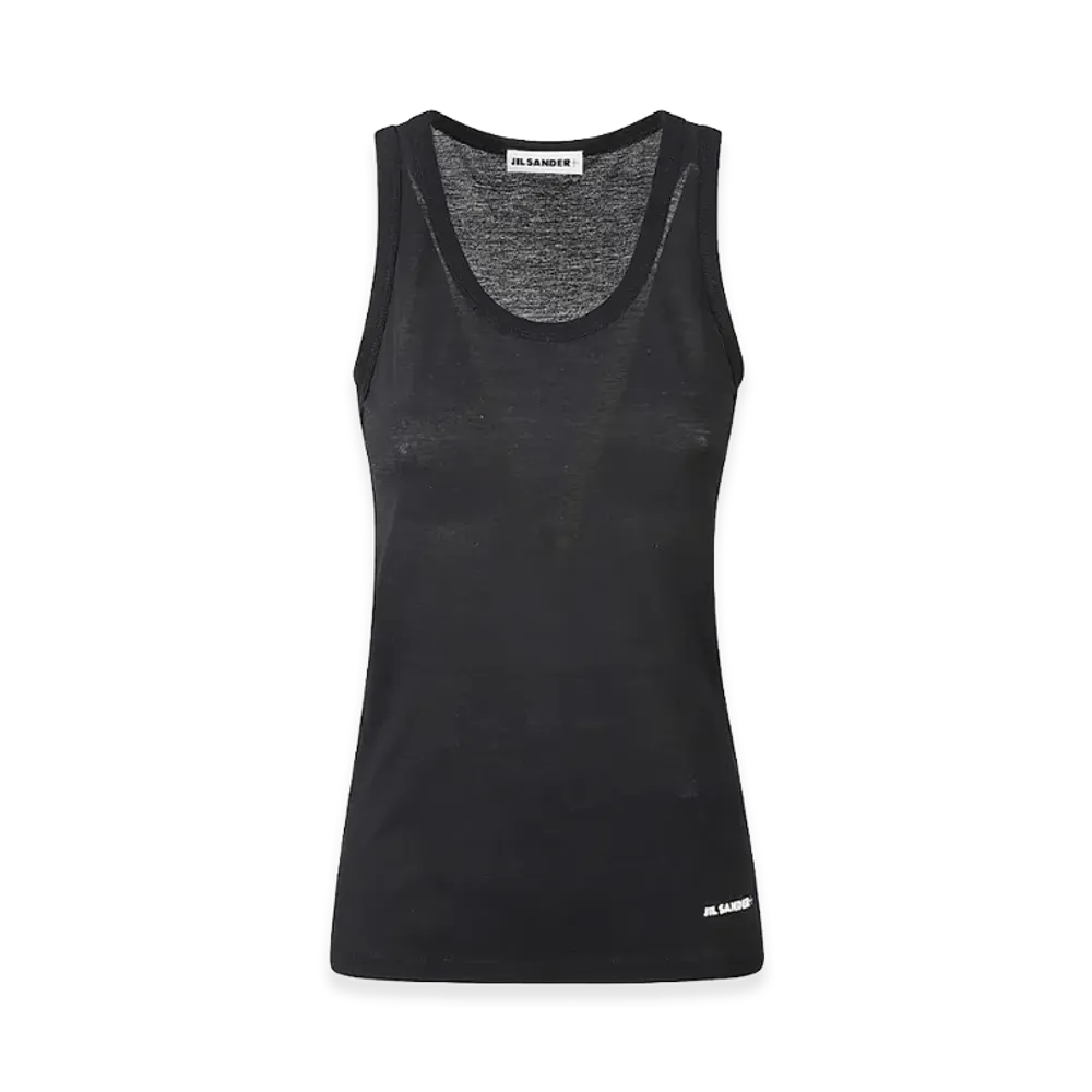 Jil Sander Women's Logo Top "Black"