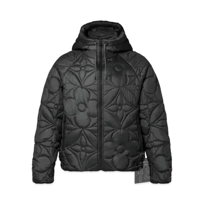 Louis Vuitton Lvse Flower Quilted Hoodie Jacket "Black"