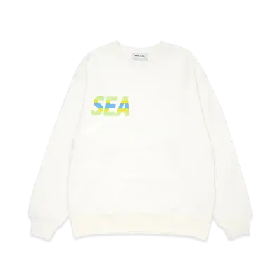 WIND AND SEA x FACETASM Crew Neck "White"