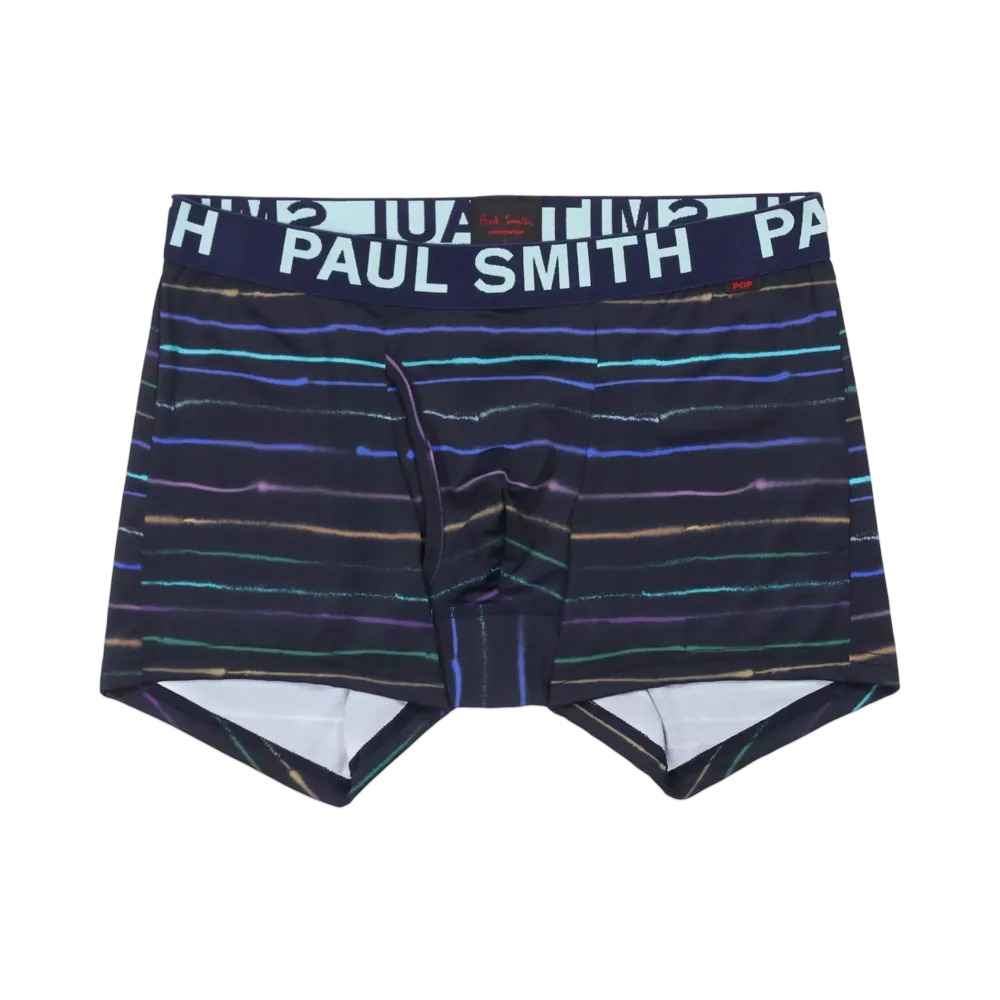 Paul Smith Spray Border Boxer Shorts "Navy"