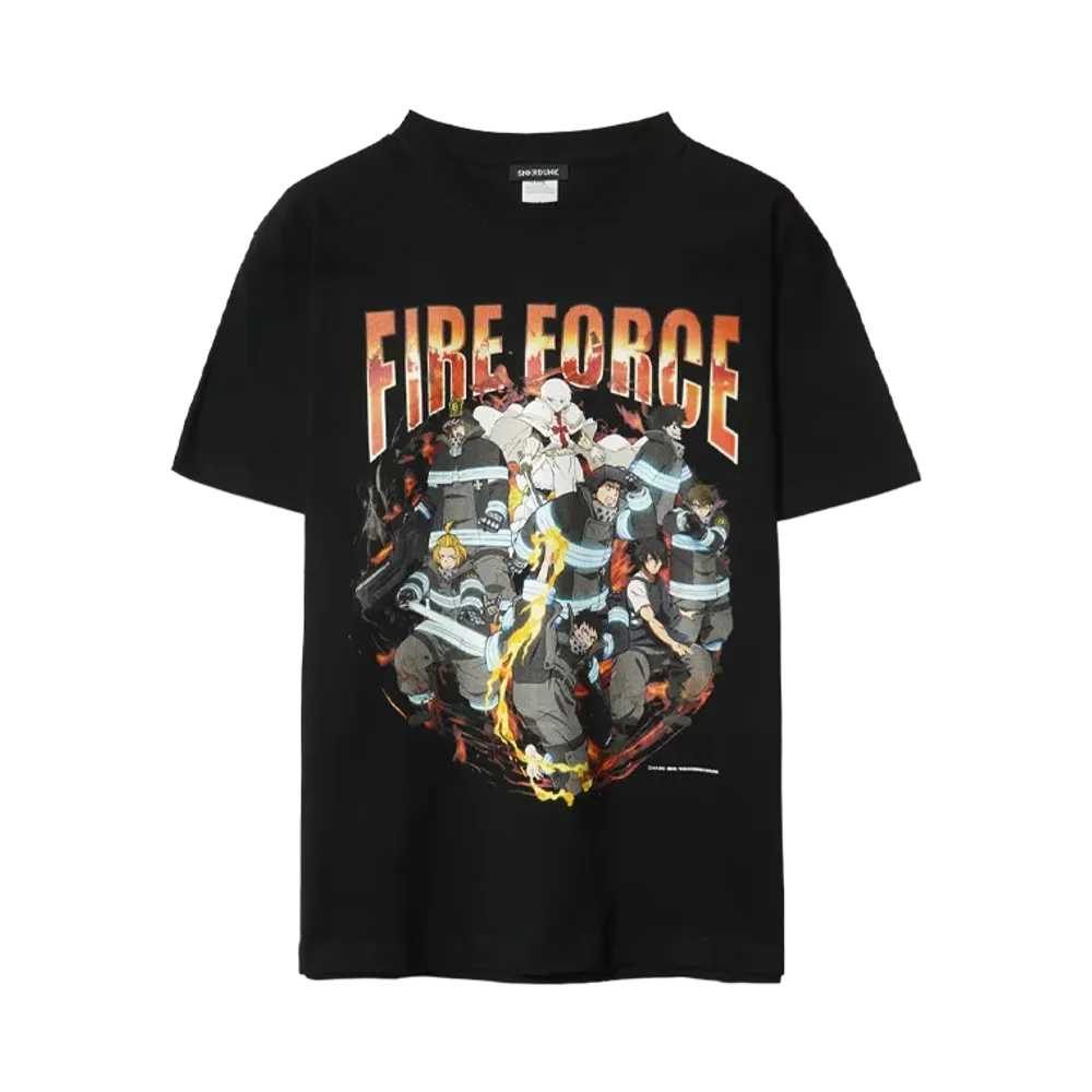 炎炎ノ消防隊 x SNKRDUNK \ ALLSTAR Tシャツ XL 炎炎ノ消防隊 x SNKRDUNK  ALLSTAR TEE 