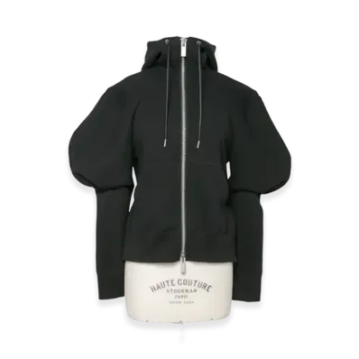 sacai Sponge Sweat Hoodie "Black"