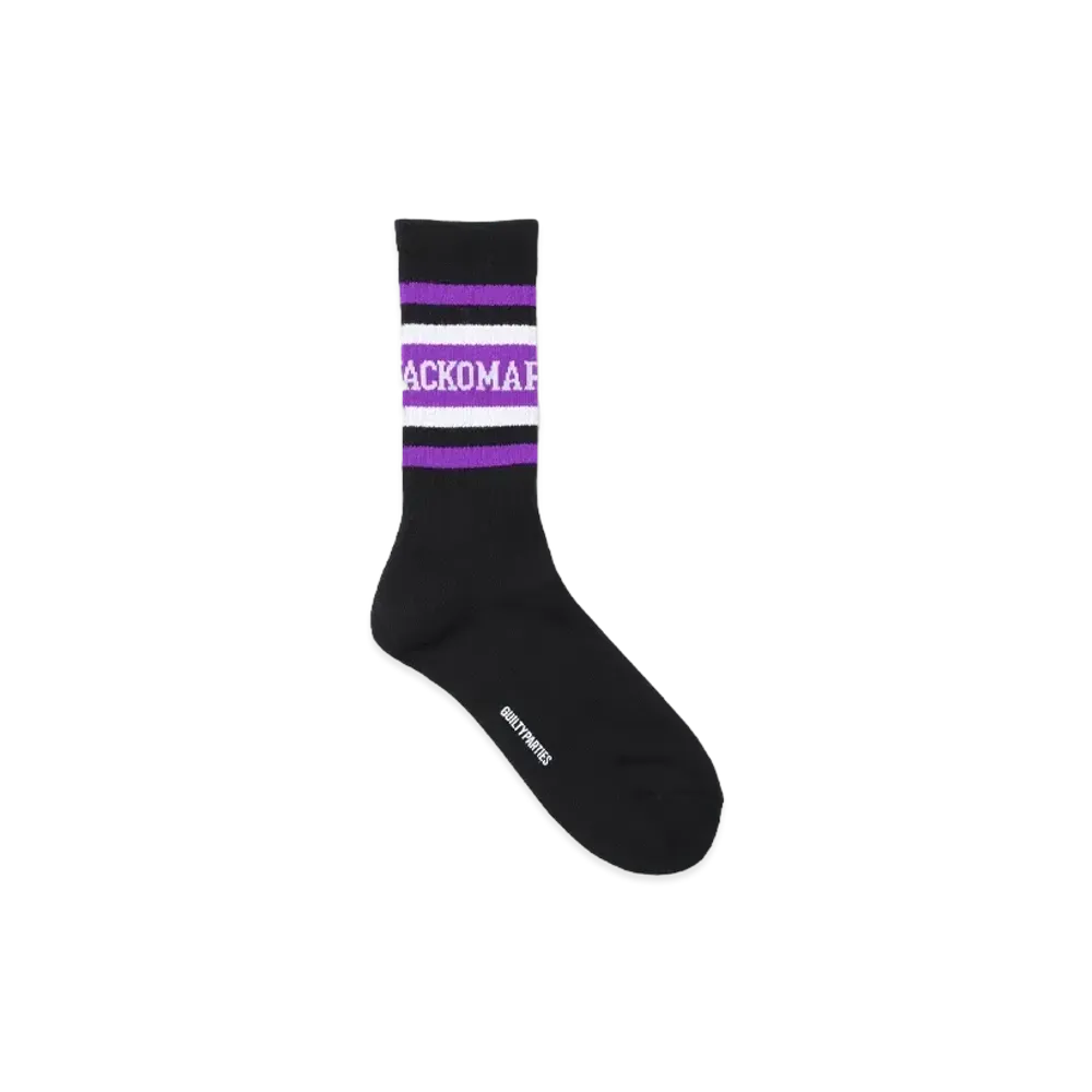 WACKO MARIA Logo Jacquard Socks "Purple"