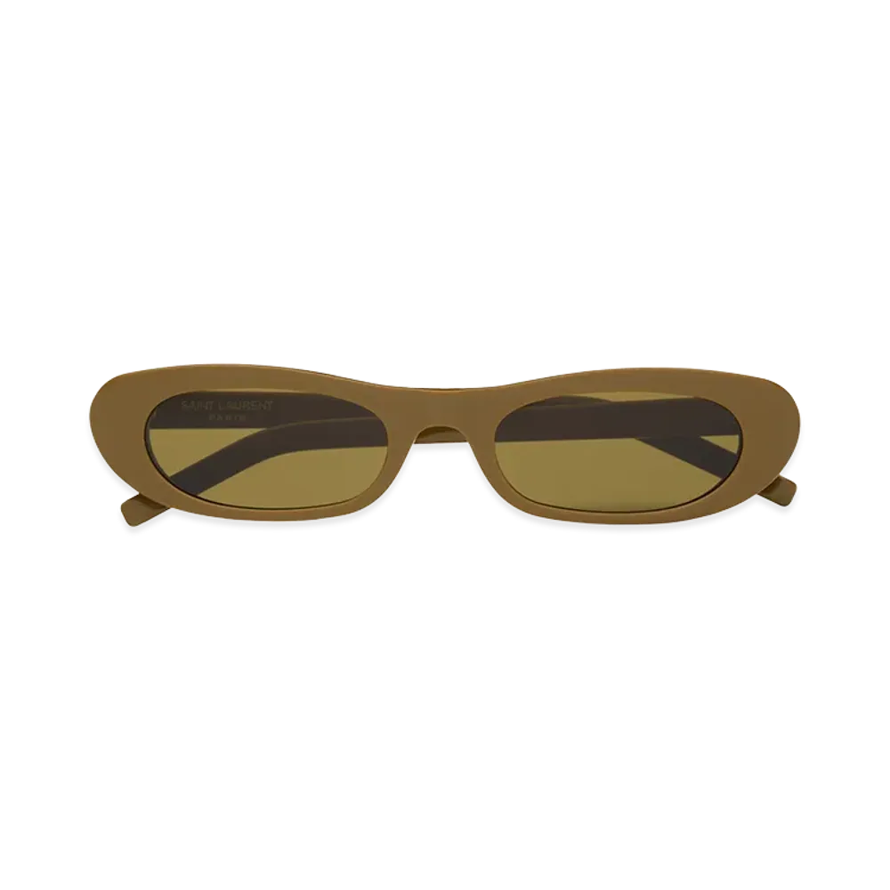 Saint Laurent Women's Olive Green Acetate Sl 557 Sunglasses "Green"