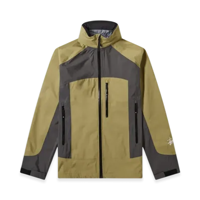 Stussy Taped Seam Rain Shell Jacket "Moss"