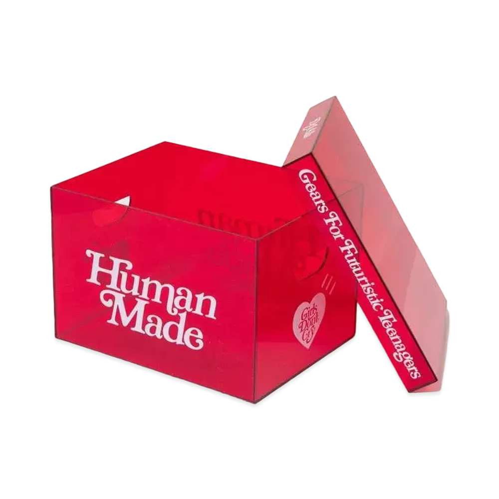HUMAN MADE GDC ACRYLIC FILE BOX "Red"