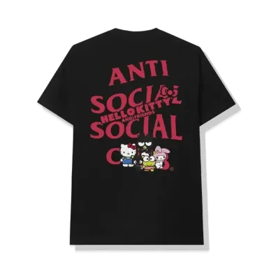 ANTI SOCIAL SOCIAL CLUB x Hello Kitty and Friends Tee "Black" (SS20)