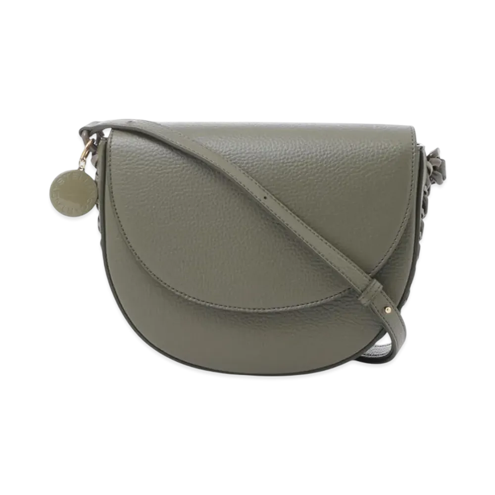 STELLA McCARTNEY Frayme Shoulder Bag "Military Green"