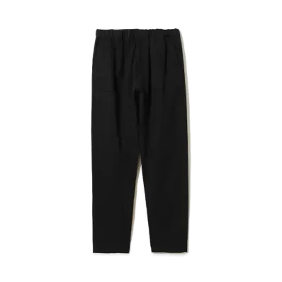 UNDERCOVER Linen Blend Cotton Easy Pants "Black"