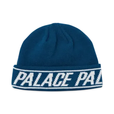 PALACE Font Cuff Beanie "Blue"