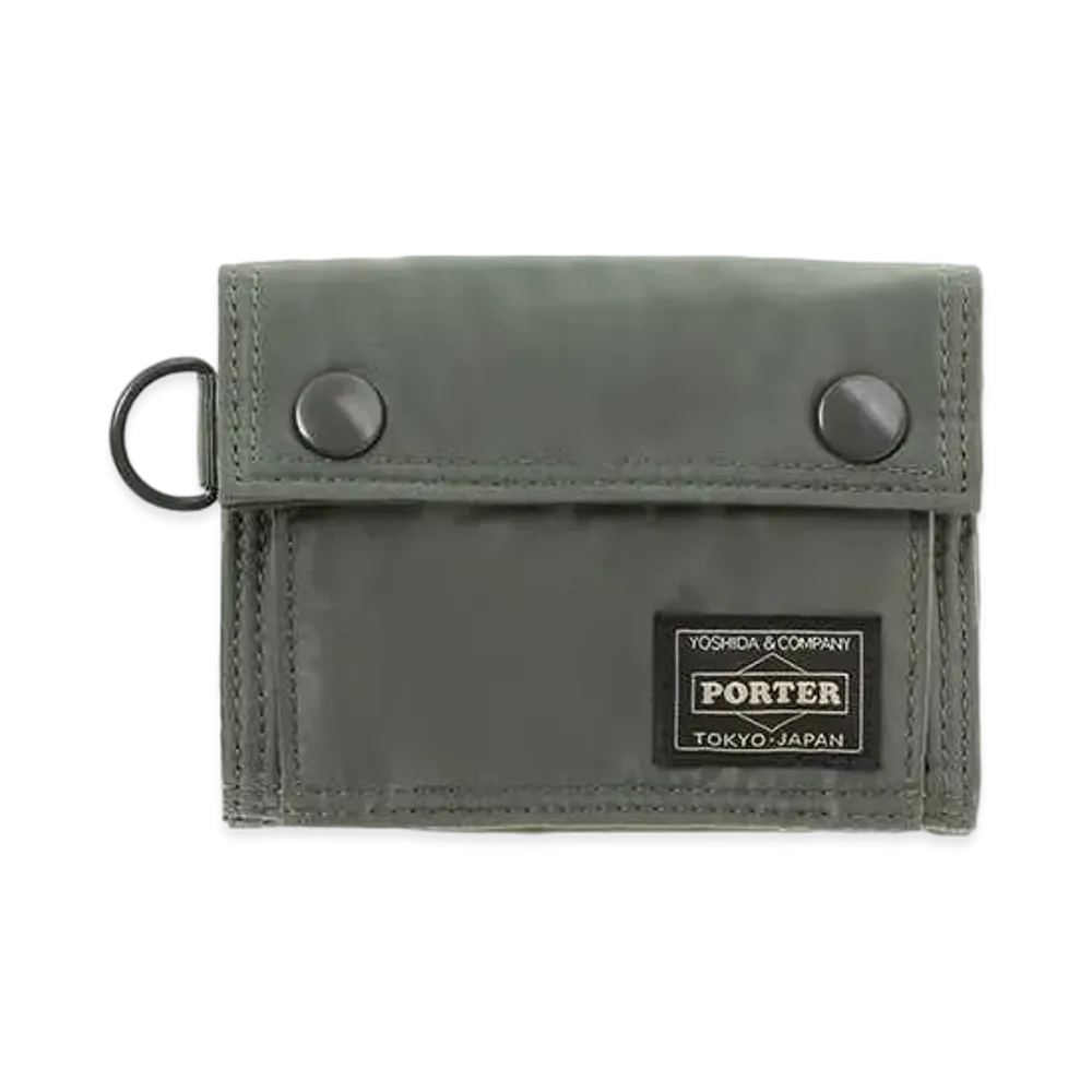 PORTER / TANKER Pocket Wallet (M) "Sage Green"