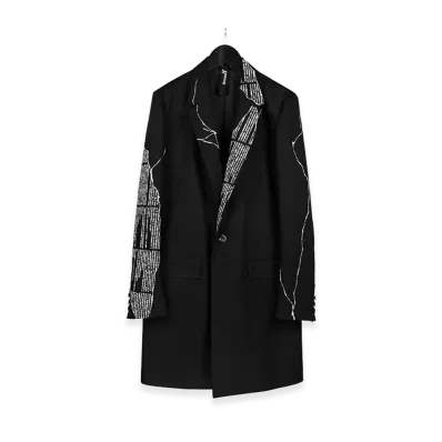 Ground Y Soseki Natsume Cotton Twil 1B Jacket "Black"