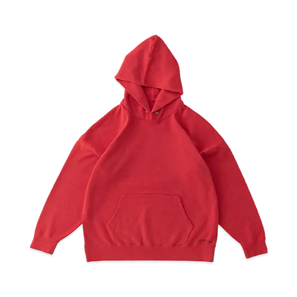 visvim JUMBO HOODIE P.O. (NUMBERING) "Red"