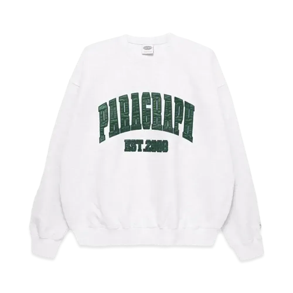 Paragraph Satin Logo Crew "Melange"
