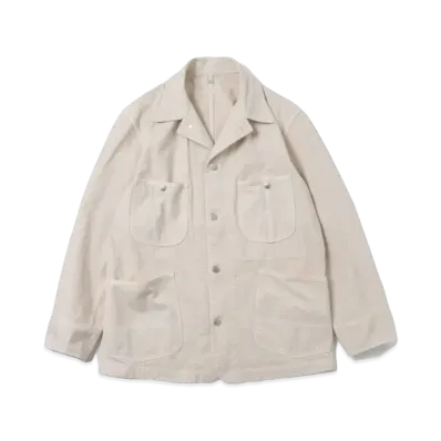 A.PRESSE Coverall Jacket "Ecru"