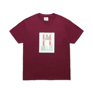 WACKO MARIA 世界平和プロジェク / T-Shirt "Burgundy"