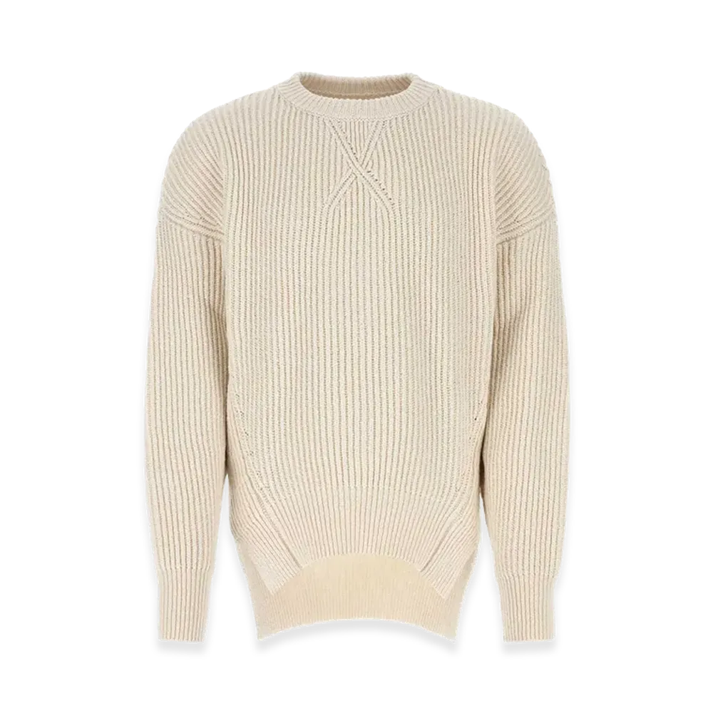 Jil Sander Cotton And Wool Sweater "White"