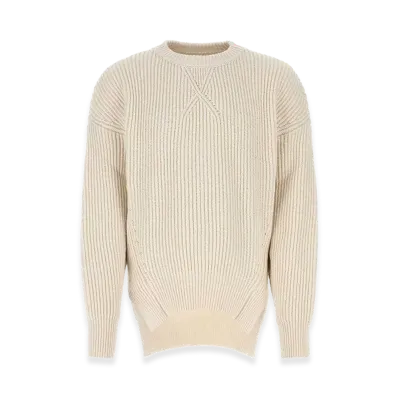 Jil Sander Cotton And Wool Sweater "White"