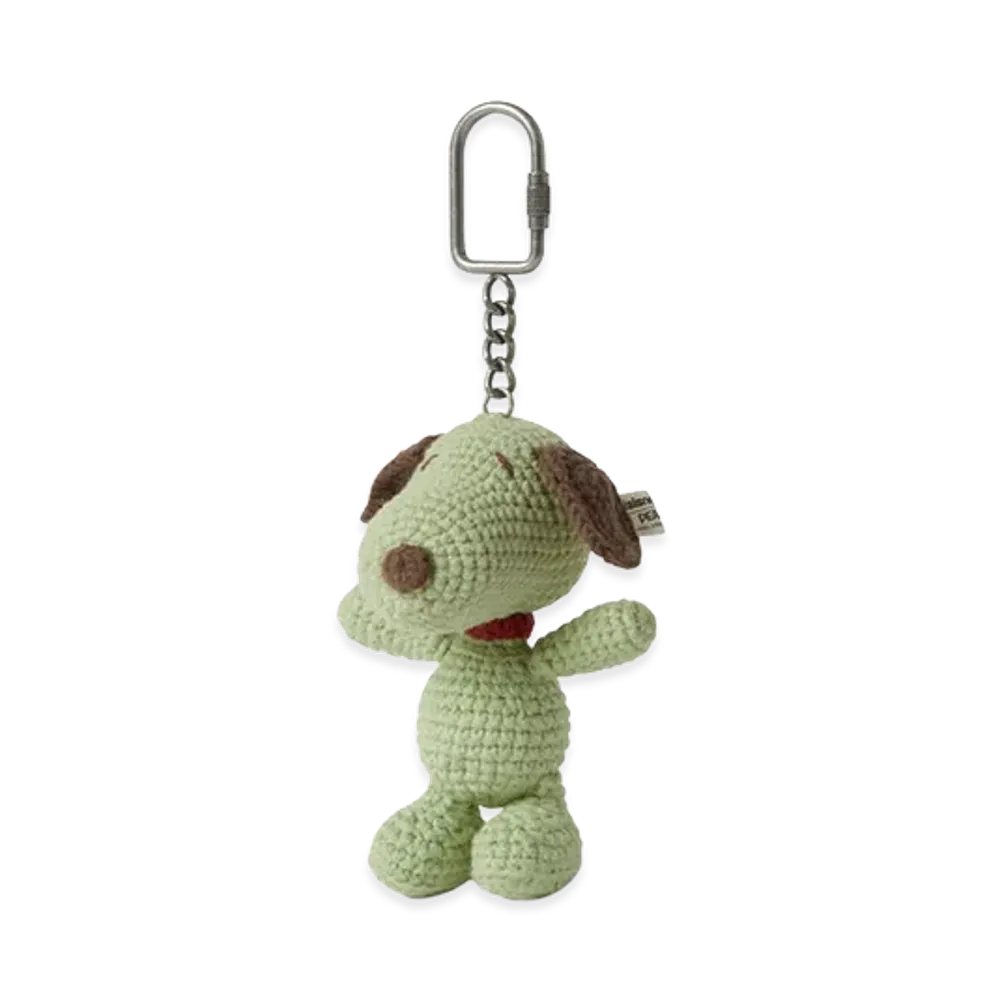 thisisneverthat x PEANUTS Crochet Plush Keychain "Green"