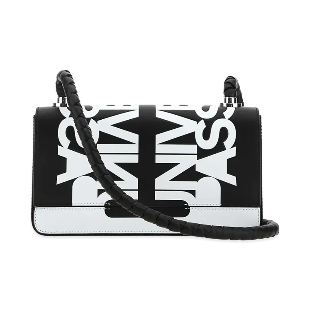 Burberry Two-Tone Leather Crossbody Bag "Printed"