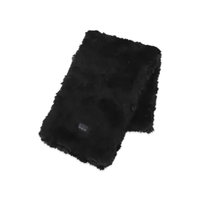 UGG Australia Faux Fur Pull Through Scarf "Black"