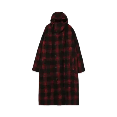 Yohji Yamamoto Y's WOOL COTTON REVERSIBLE COAT "Red"