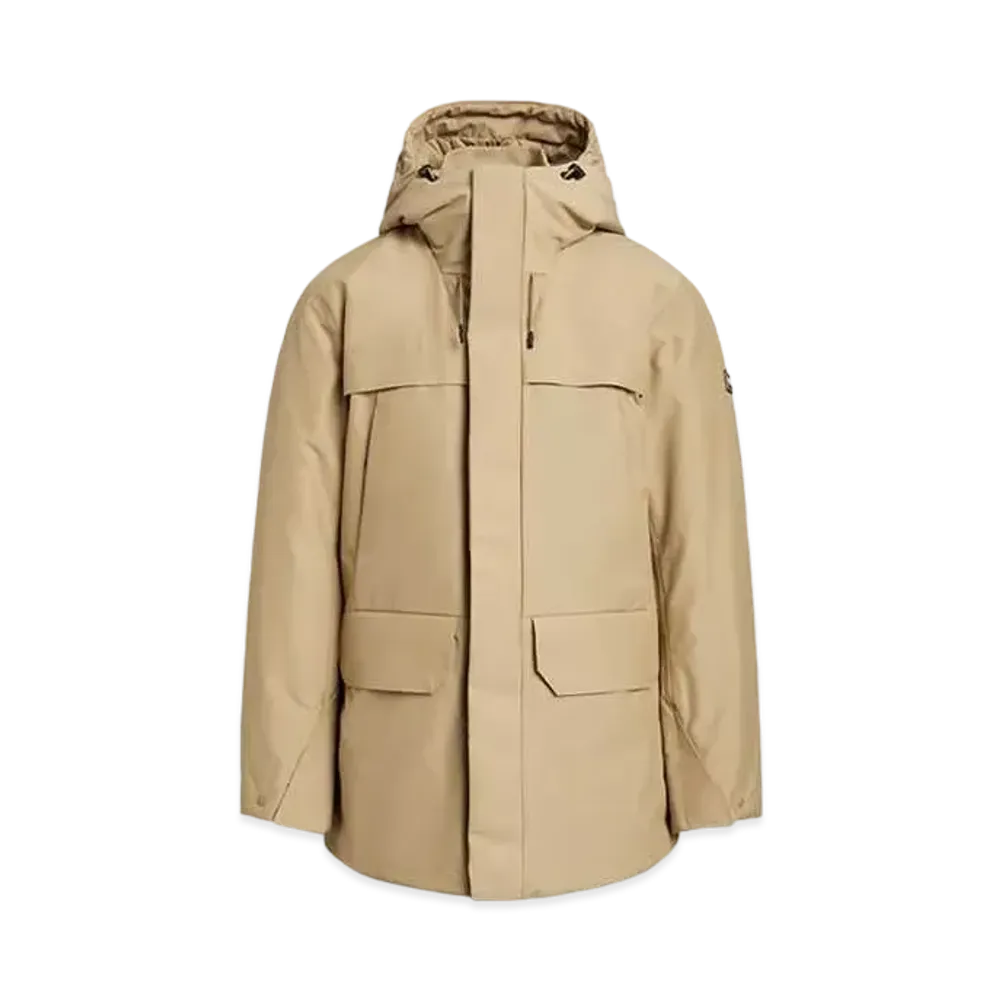 Polo Ralph Lauren Lauren Water Reperant Faille Hooded Jacket #1 "Brown"