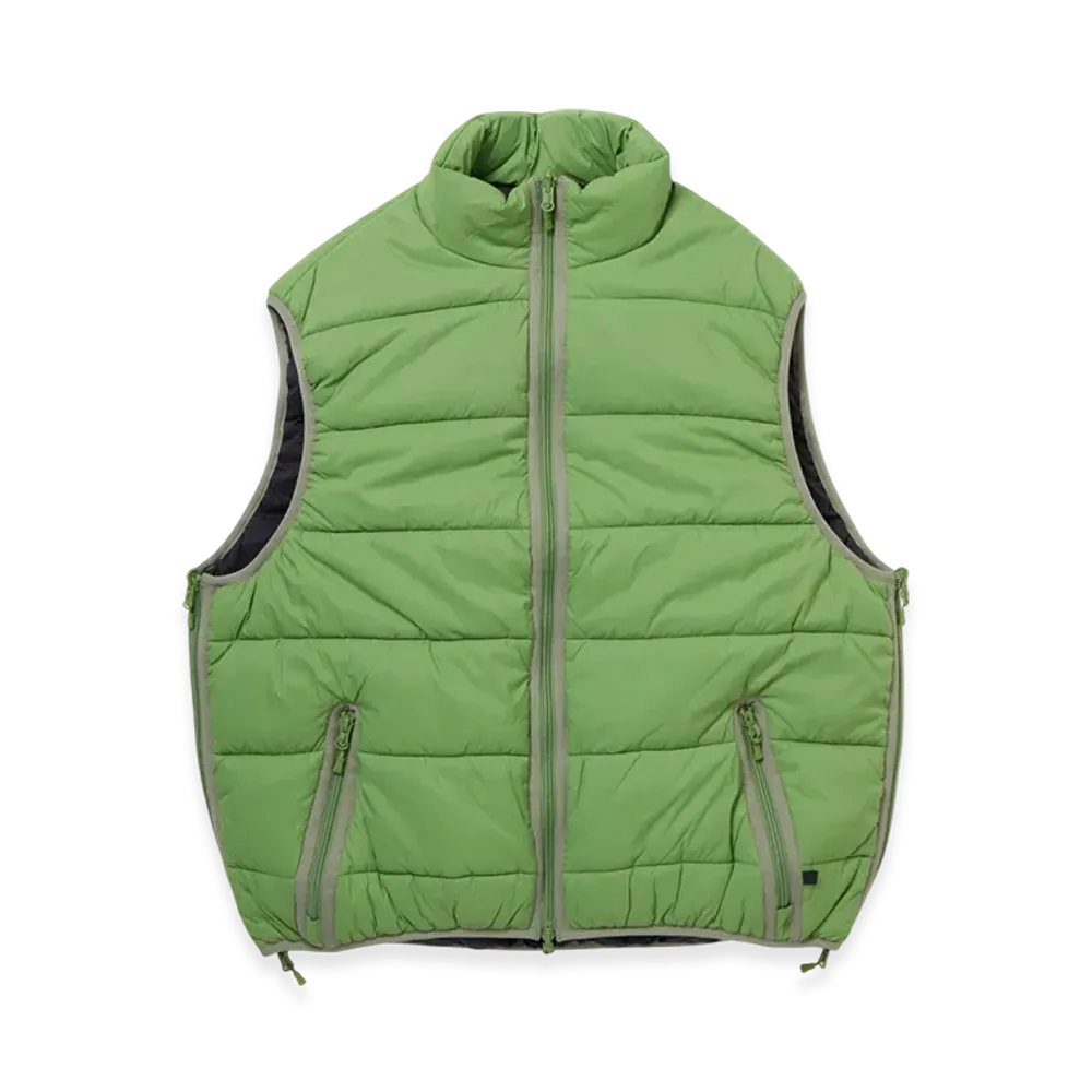 DAIWA PIER39 Tech Reversible Climbers Puff Vest "Green x Black"