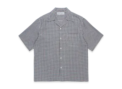 WACKO MARIA x Soktas Gingham Check Open Collar Shirt "Black"