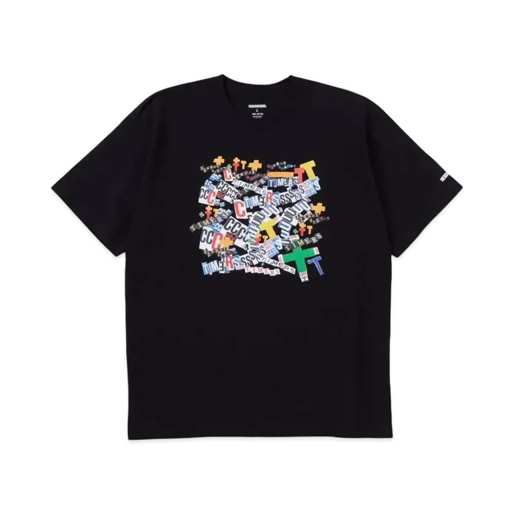 NEIGHBORHOOD x THE TIMERS . Tee SS "Black"