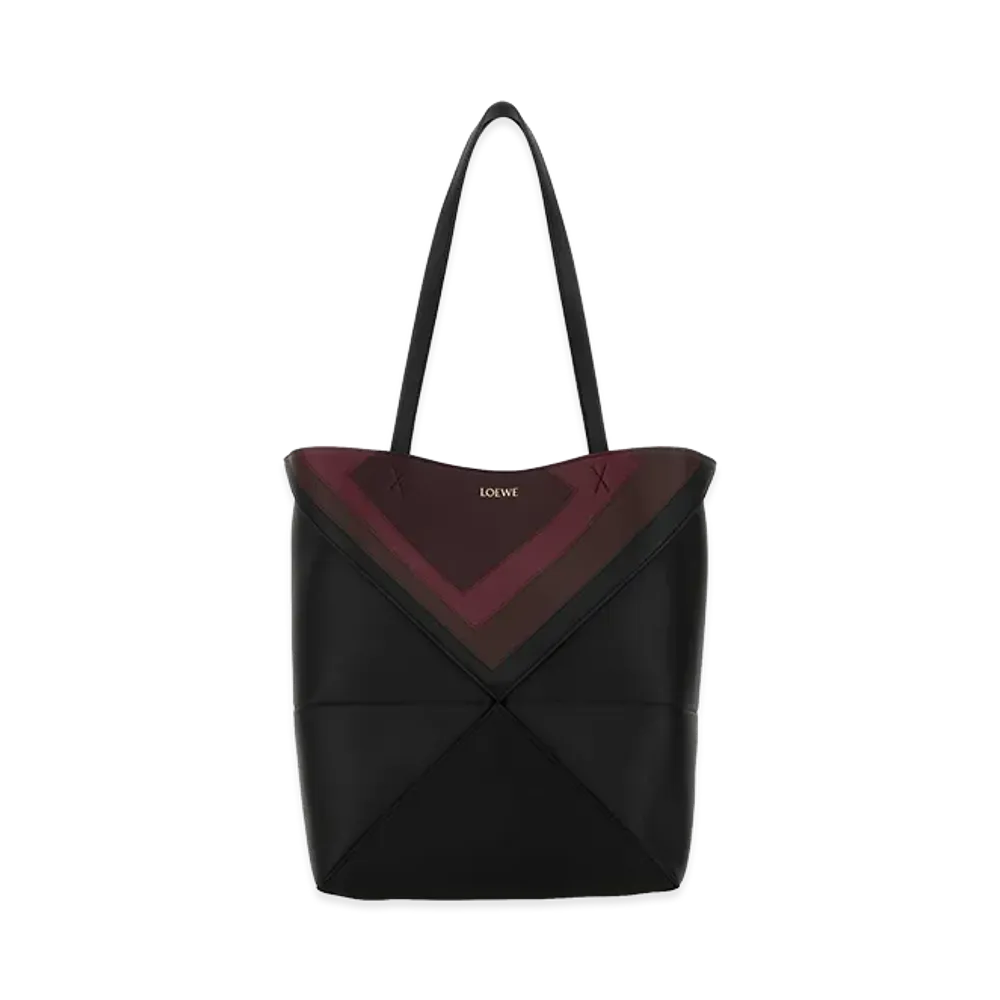 LOEWE Women's Leather Puzzle Fold Shopping Bag "Caramel/Camel"