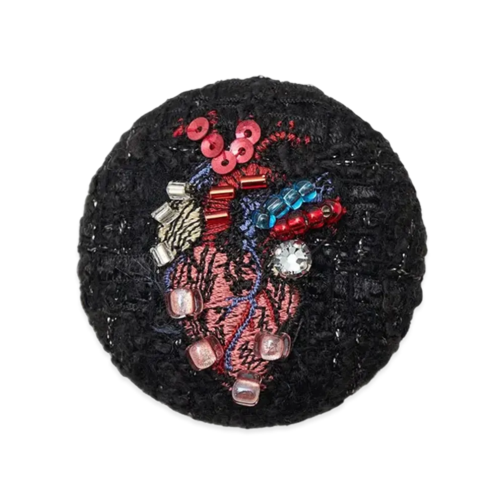 UNDERCOVER Fabric Badge "Black"
